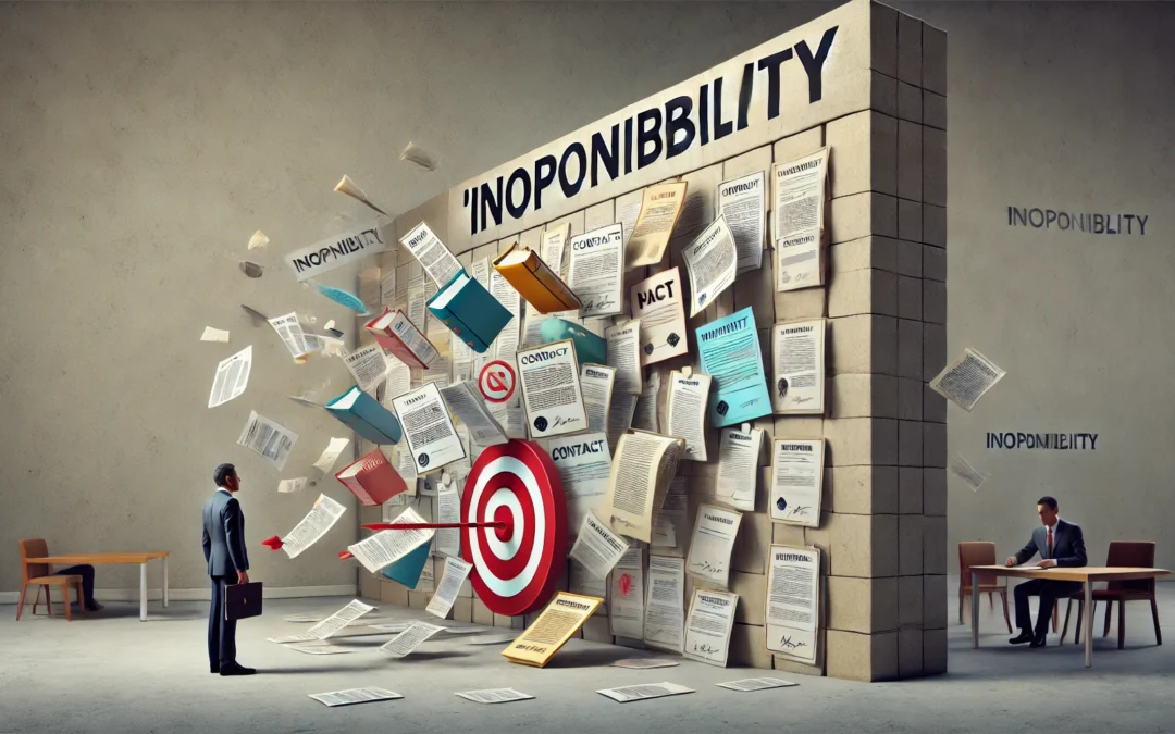 INOPONIBILIDAD EN EL DERECHO