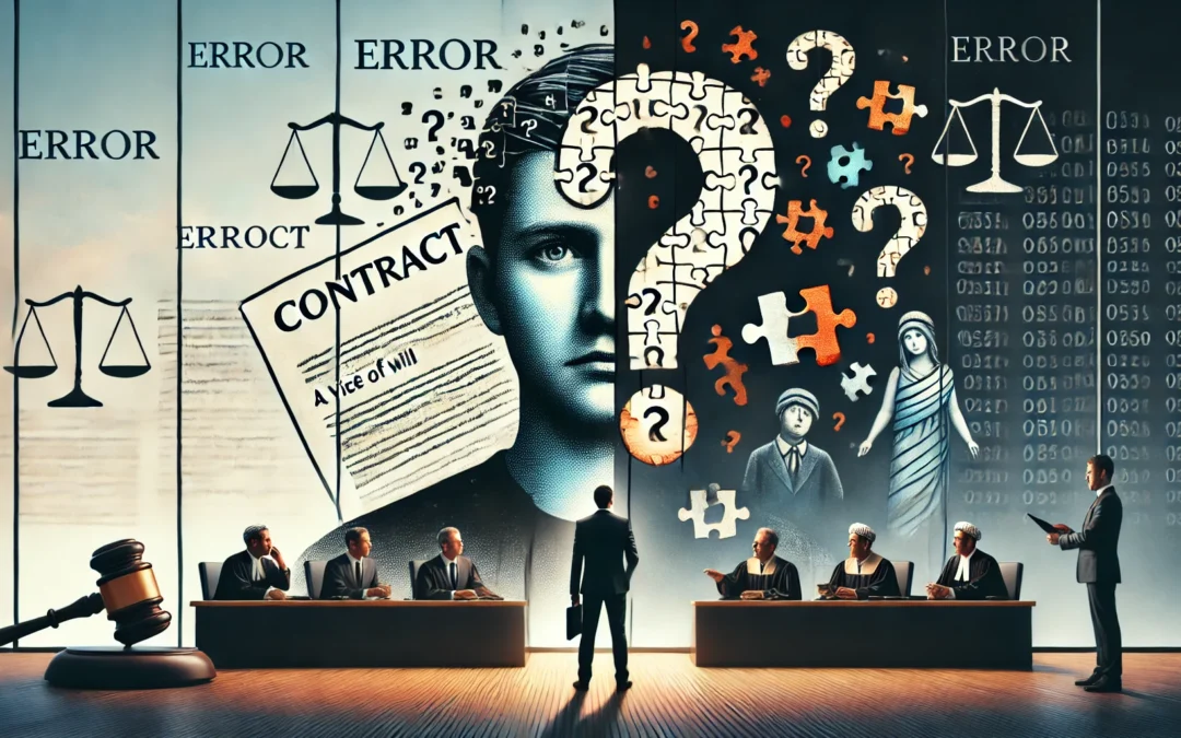 Vicios de la Voluntad: Error