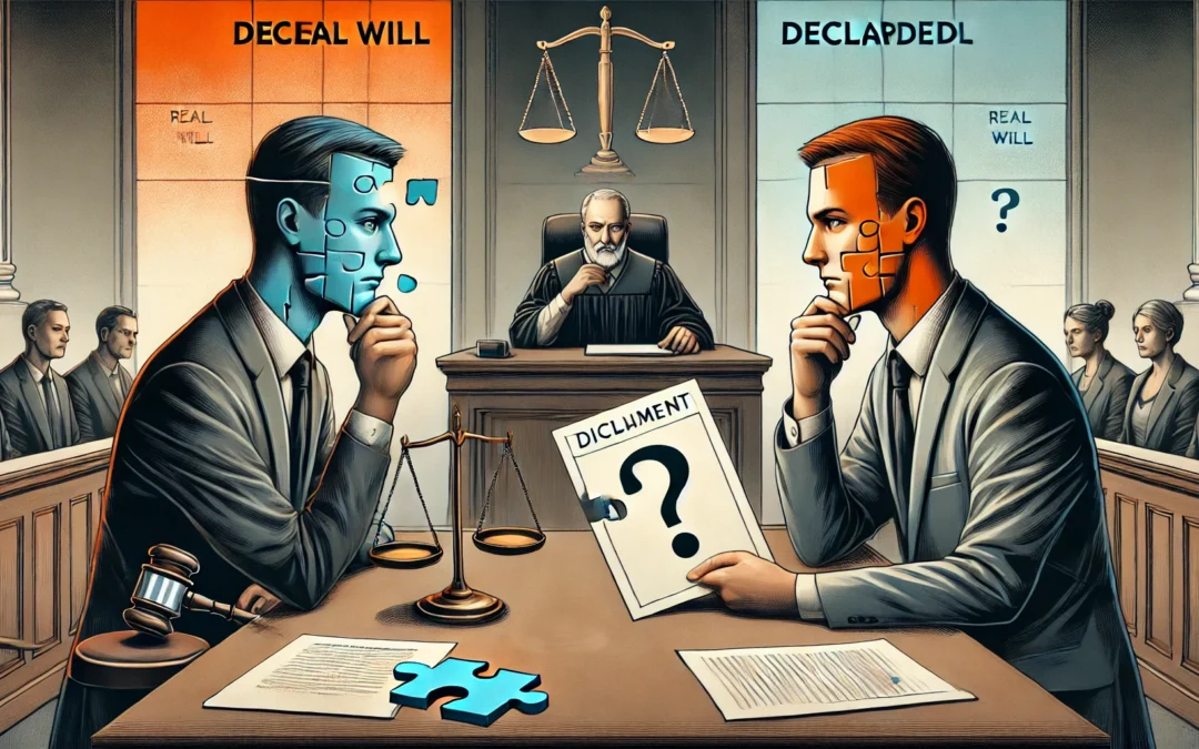 Desacuerdo entre Voluntad y Declaración