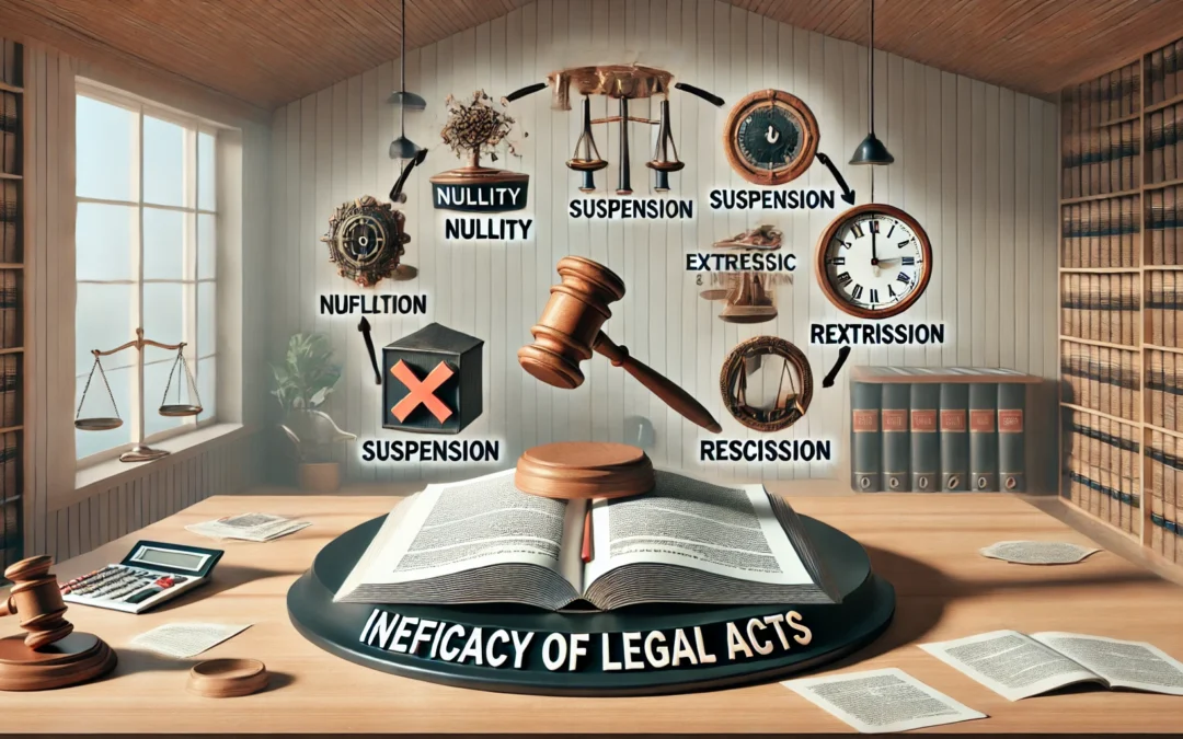 Generalidades sobre la Ineficacia de los Actos Jurídicos